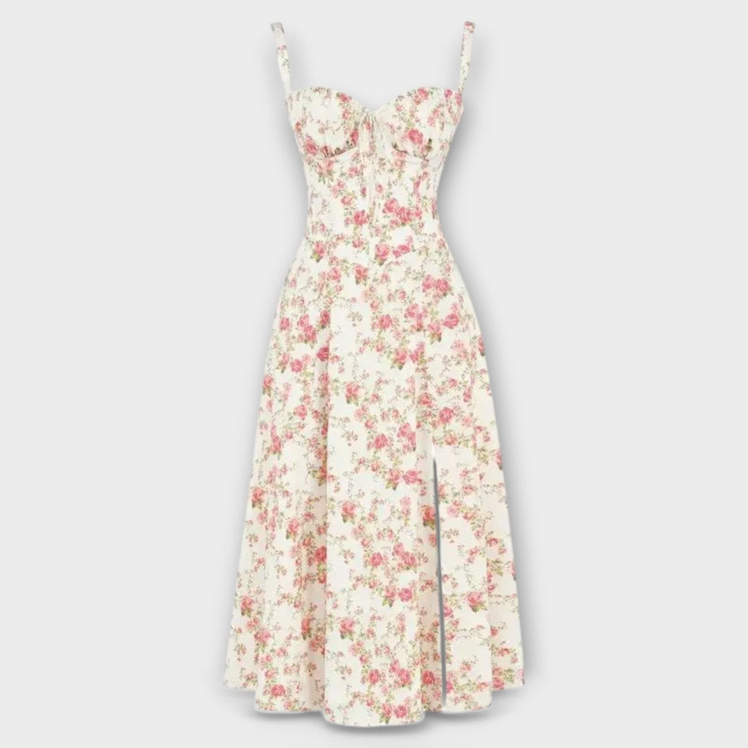 Kiana - Vestido Midi de Corpete