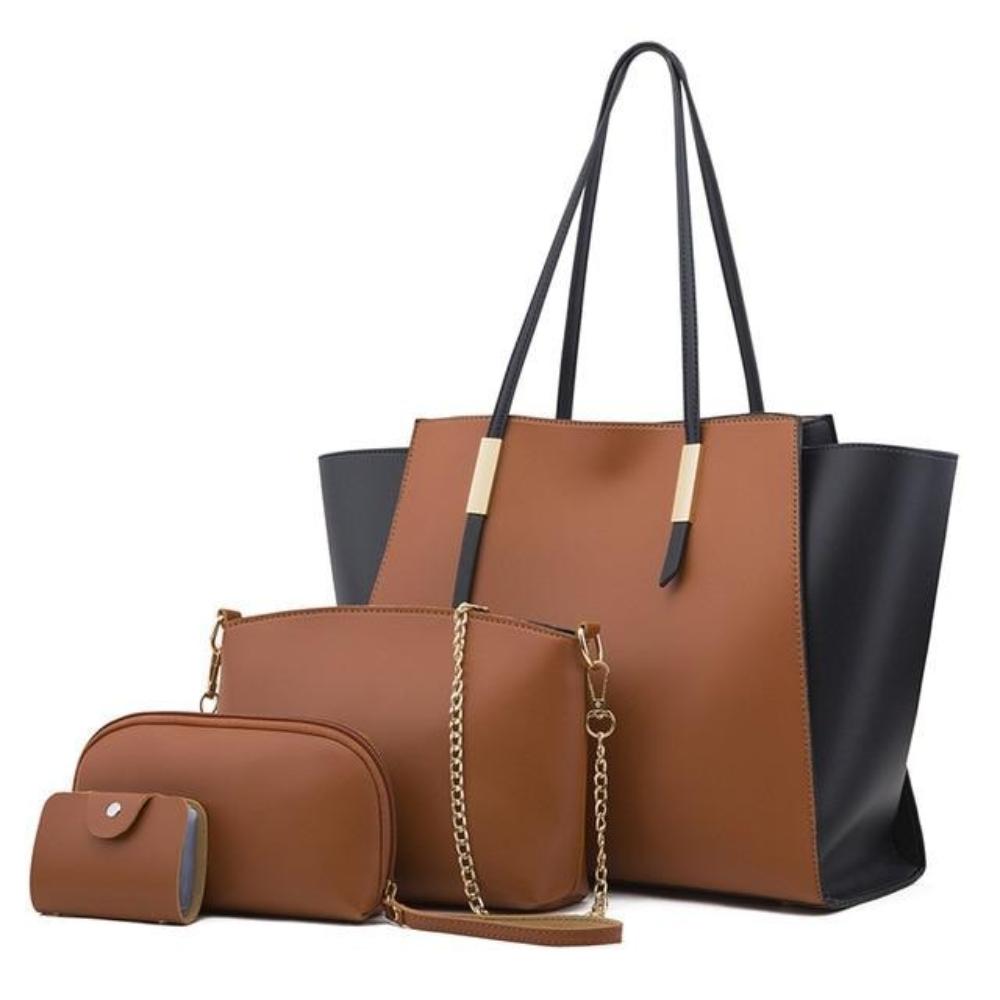 Conjunto de Tote Luxo de 4 Peças da Grace