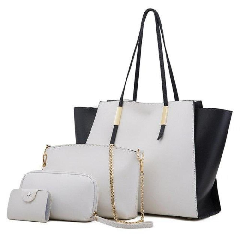 Conjunto de Tote Luxo de 4 Peças da Grace