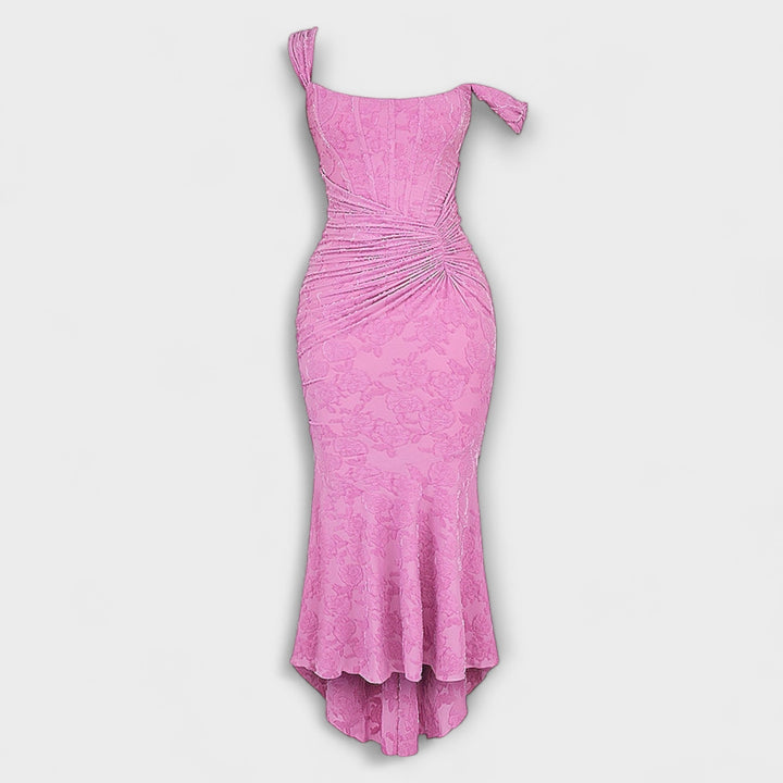 Renske - Vestido Longo com Corset Elegante e Refinado