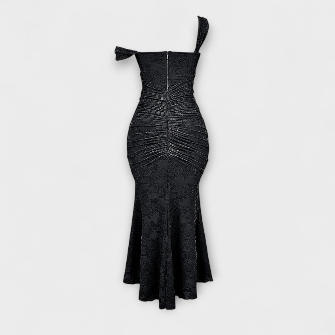 Renske - Vestido Longo com Corset Elegante e Refinado