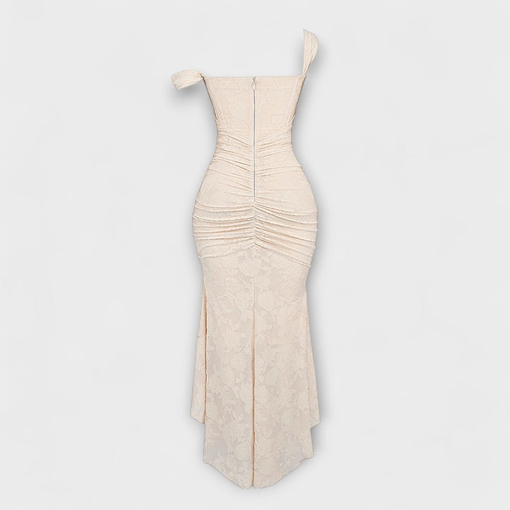 Renske - Vestido Longo com Corset Elegante e Refinado