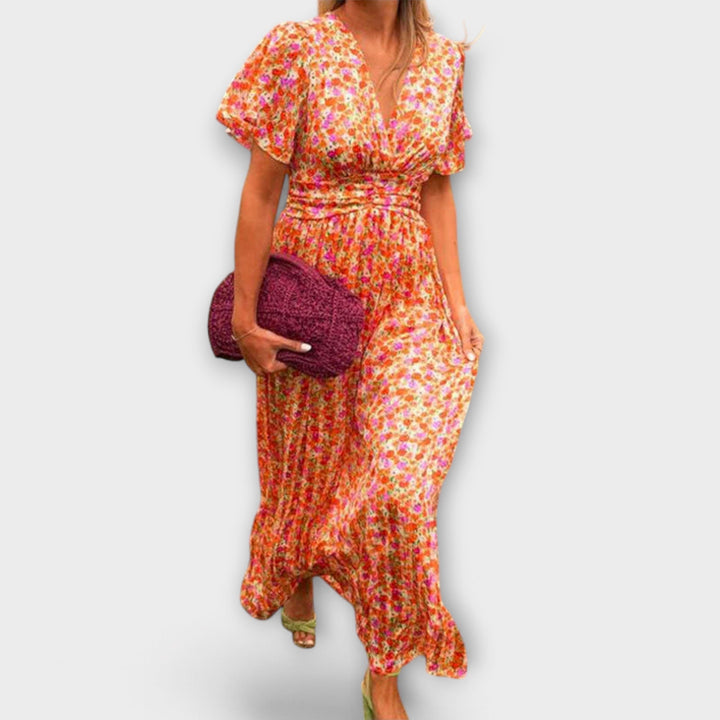 Elsie - Vestido Clássico com Decote em V